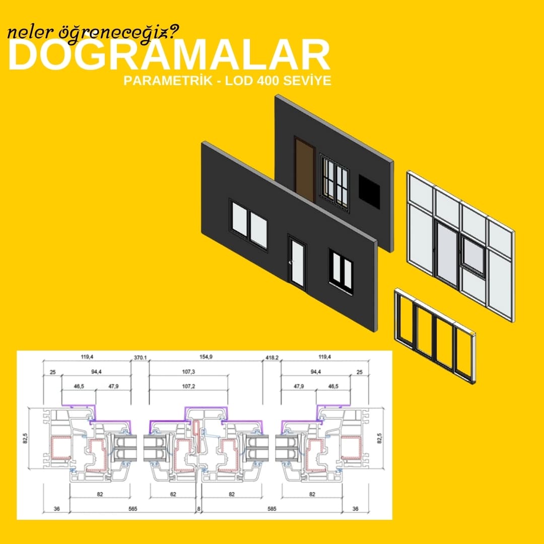 Revit Architecture Shopdrawing (Interior-Facade) Eğitimi - Görsel 1