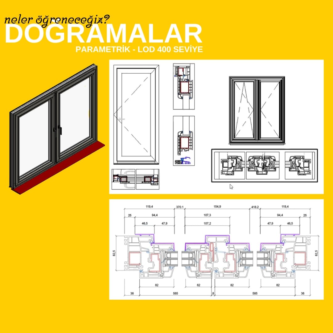 Revit Architecture Shopdrawing (Interior-Facade) Eğitimi - Görsel 2