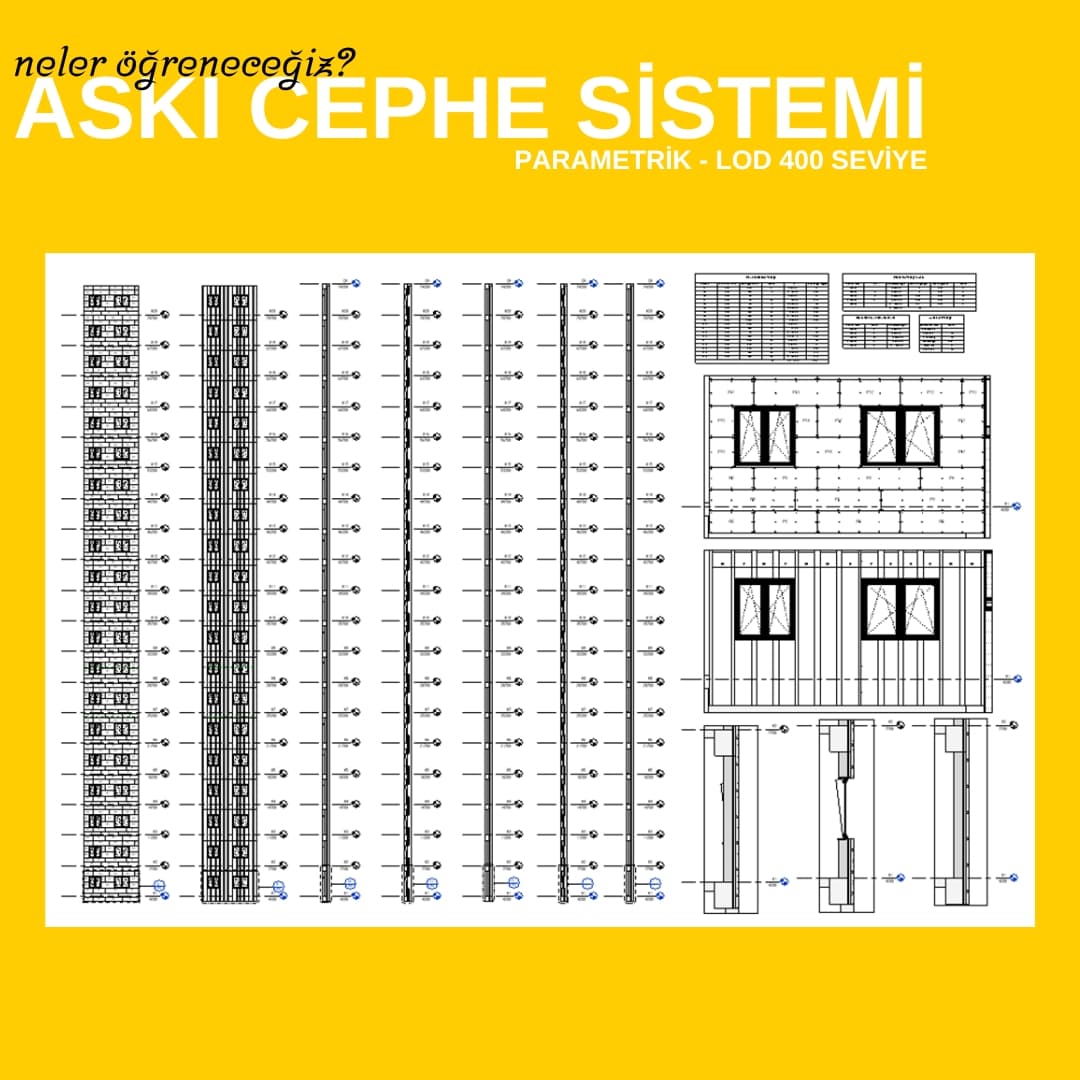 Revit Architecture Shopdrawing (Interior-Facade) Eğitimi - Görsel 4
