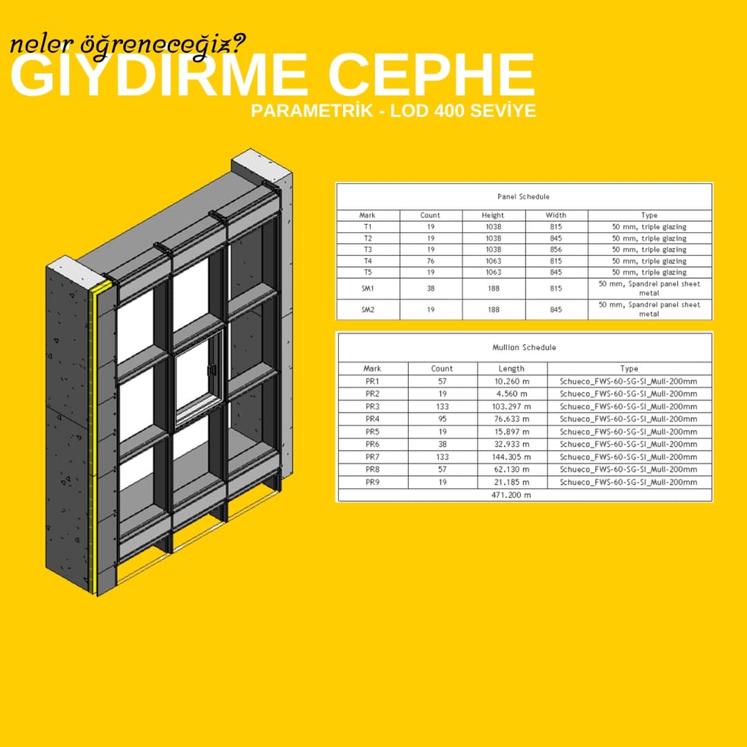 Revit Architecture Shopdrawing (Interior-Facade) Eğitimi - Görsel 5