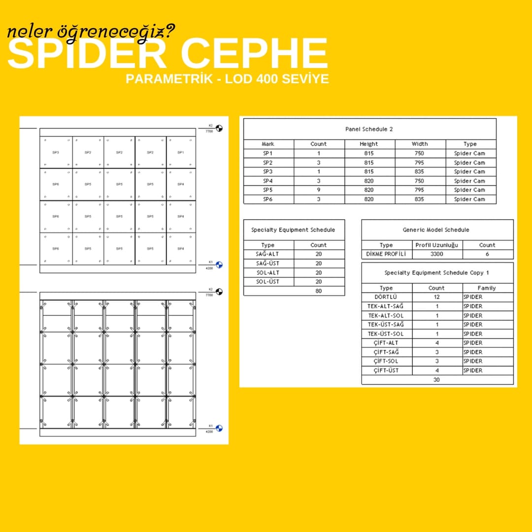 Revit Architecture Shopdrawing (Interior-Facade) Eğitimi - Görsel 6